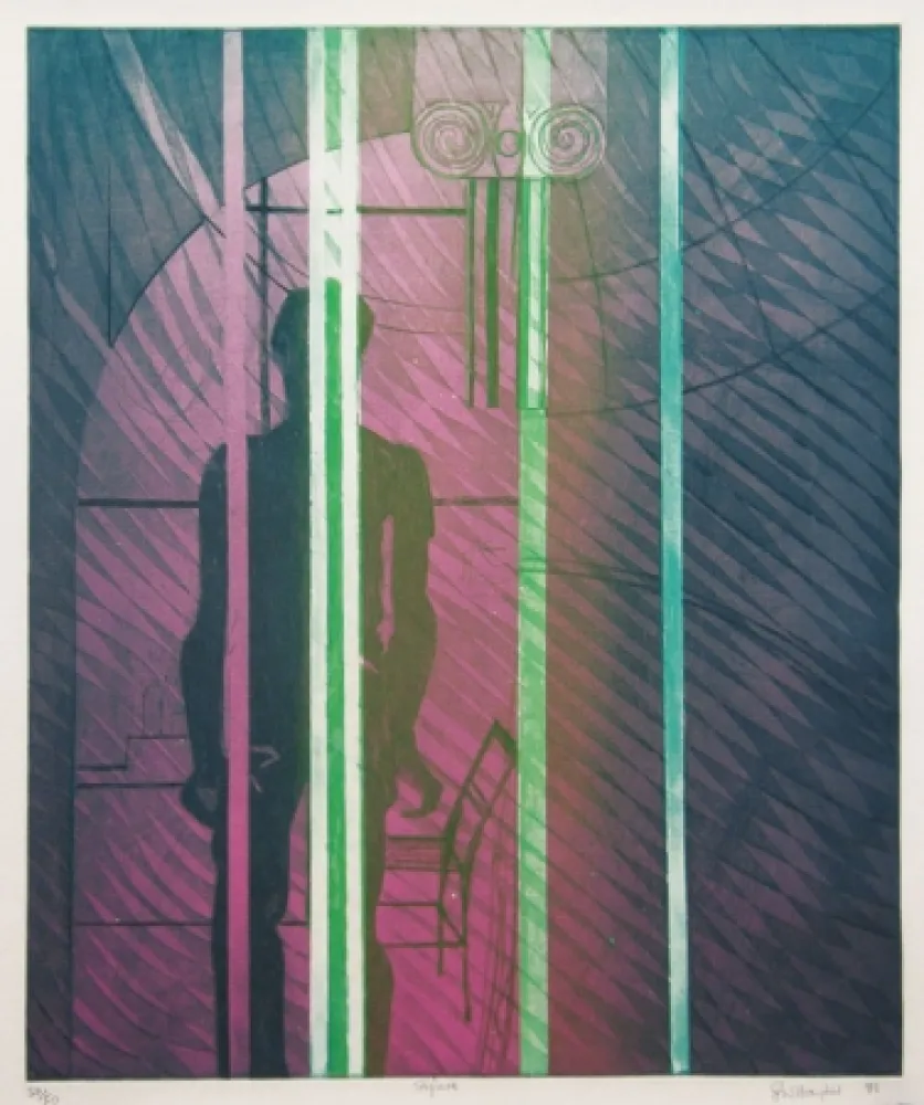 Офорт Hayter - Figure