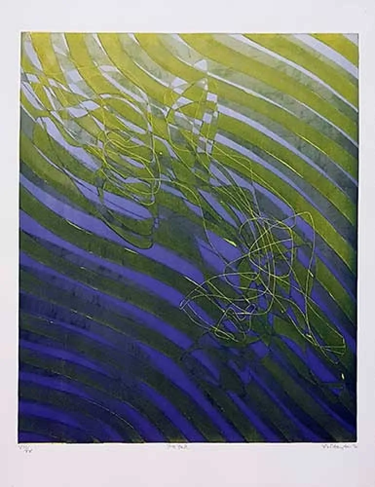 Гравюра Hayter - Free fall