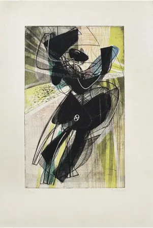 Гравюра Hayter - La danse du soleil