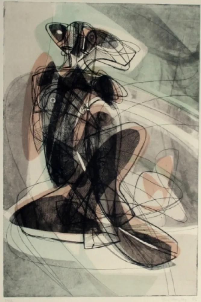 Гравюра Hayter - Le couple