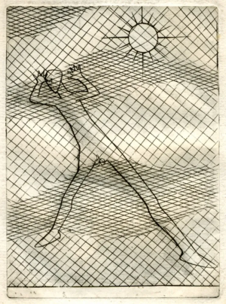 Офорт Hayter - Metamorphosis of Love (Faust's Metamorphosis)