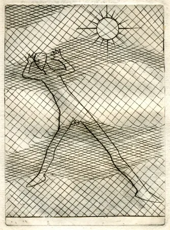 Офорт Hayter - Metamorphosis of Love (Faust's Metamorphosis)