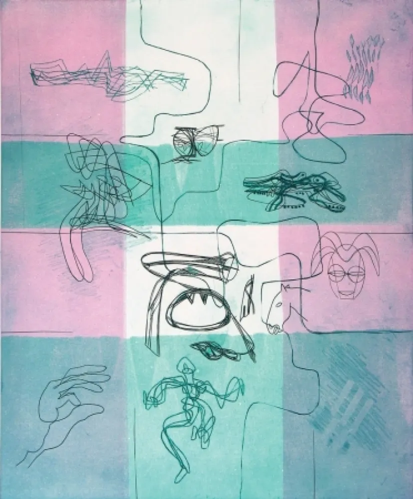 Офорт Hayter - Scrap Book