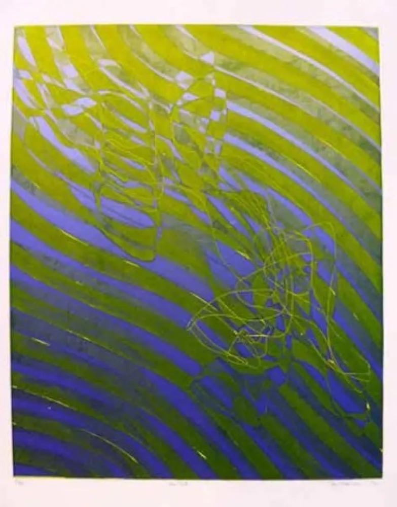 Офорт Hayter - The Fall