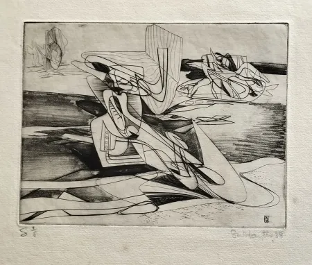 Гравюра Hayter - Untitled, from Facile Proie