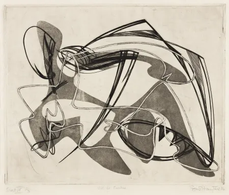 Офорт Hayter - Viol de Lucrece