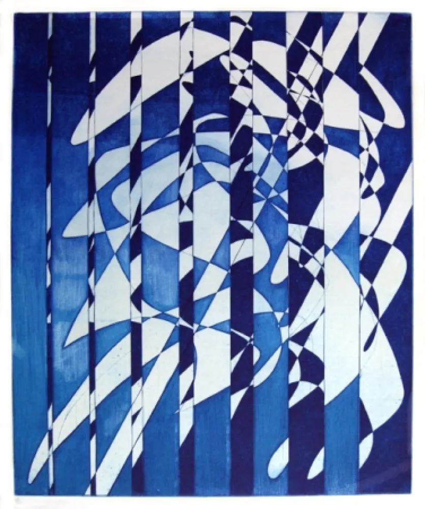 Офорт И Аквитанта Hayter - Voiles