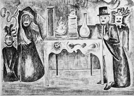 Офорт Haz - Gli antiquari