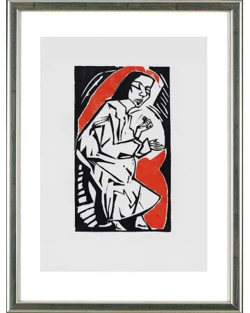 Гравюра На Дереве Heckel - Liegende, 1913