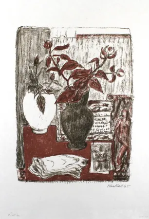 Литография Heckel - Stilleben