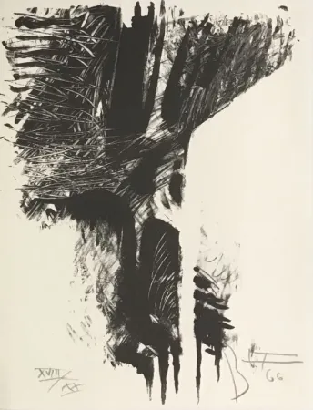 Литография Heiliger - Hommage à Hans Arp 