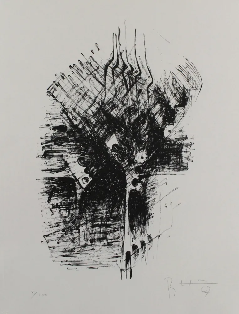 Литография Heiliger - Komposition III