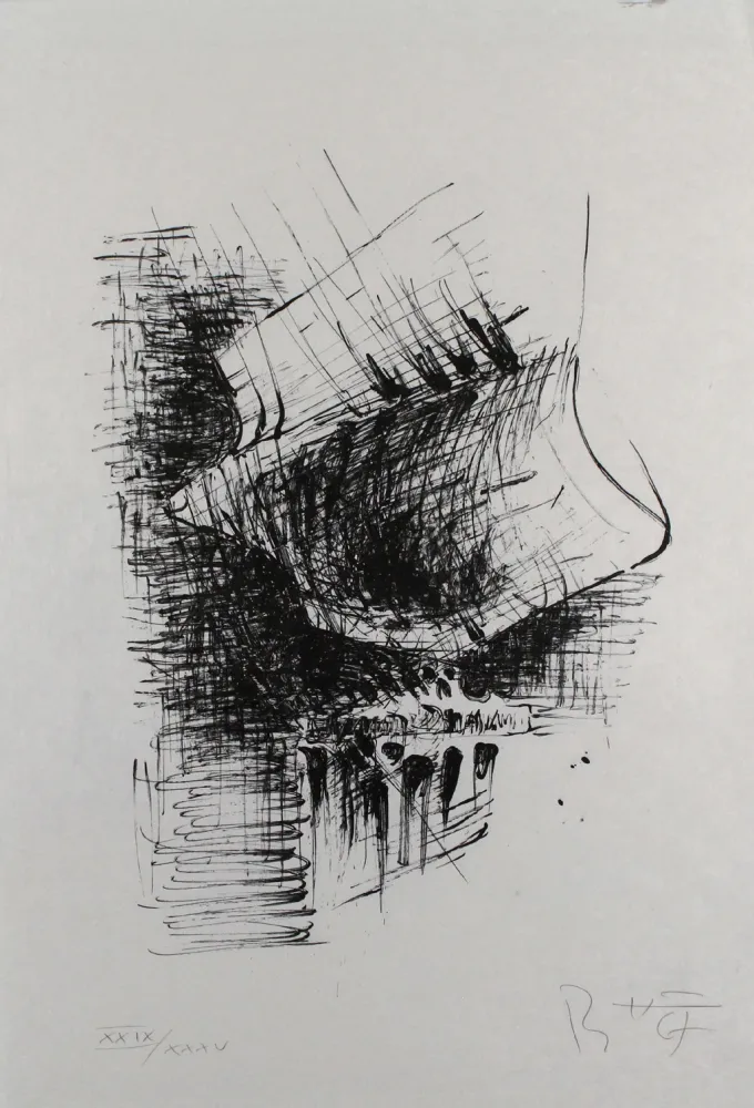 Литография Heiliger - Komposition VI