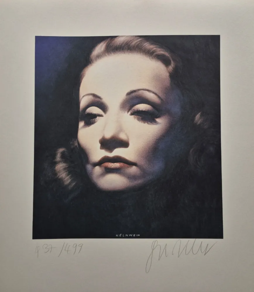 Многоэкземплярное Произведение Helnwein - Marlene Dietrich