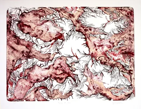 Литография Henriquez - Paysage