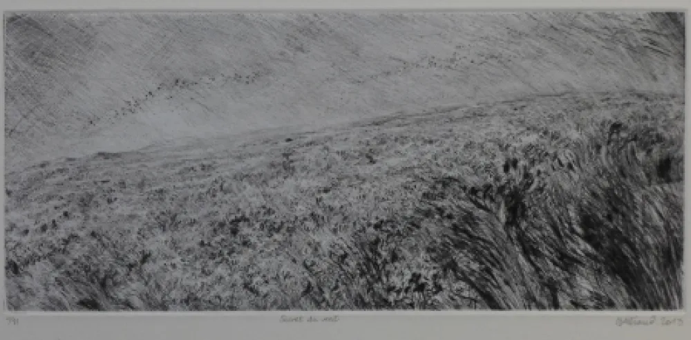 Гравюра Сухой Иглой Henry - Secret du vent