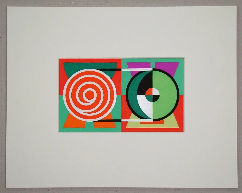 Сериграфия Herbin - Minuit - 1953 