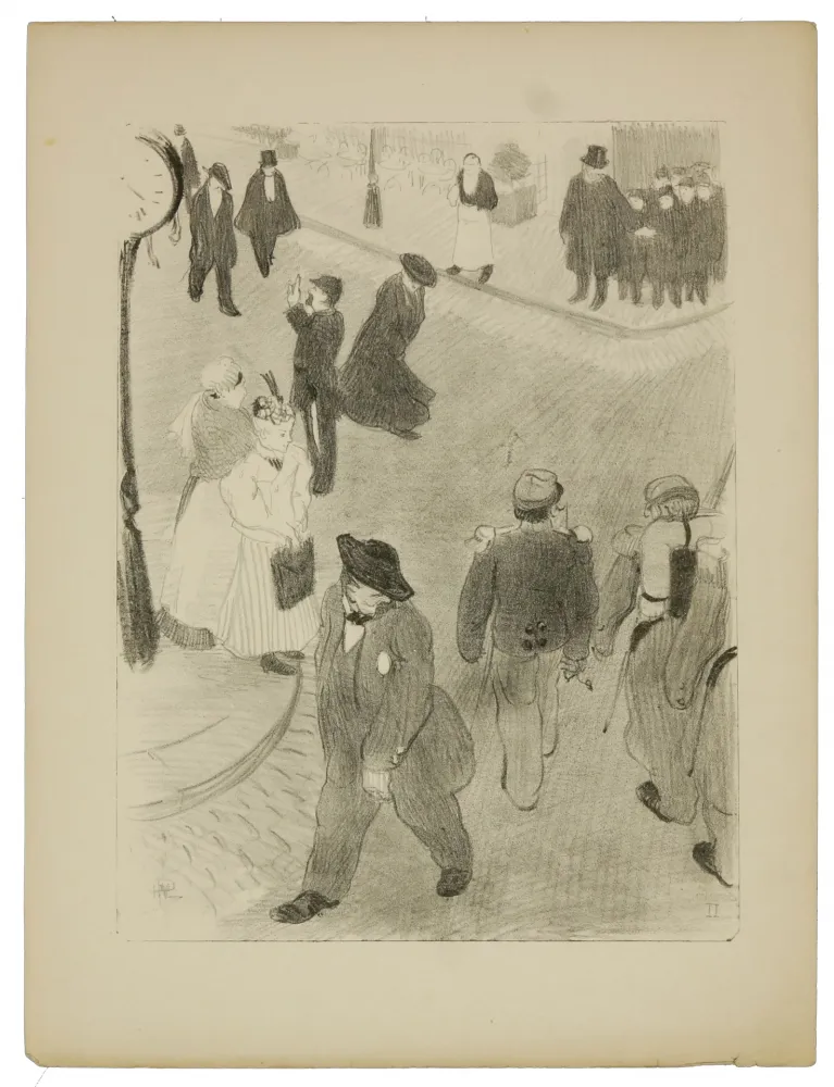 Литография Hermann-Paul - 2. L'uniforme