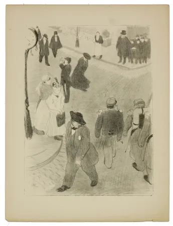 Литография Hermann-Paul - 2. L'uniforme