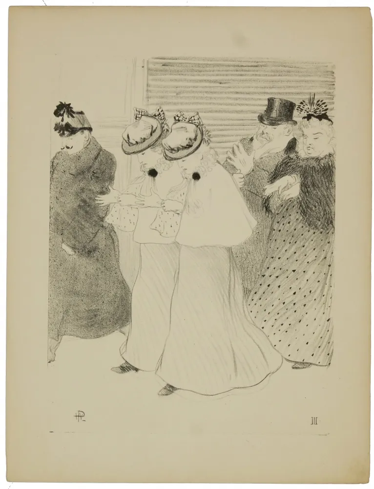 Литография Hermann-Paul - 3. Gens comme il faut 