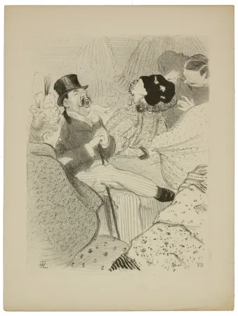 Литография Hermann-Paul - 7. Les Fiancés