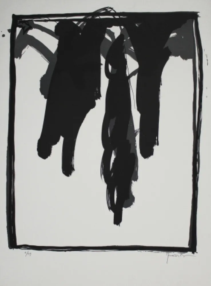 Литография Hernandez Pijuan - A.L. Barcelona-III