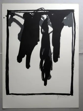 Литография Hernandez Pijuan - A.L. Barcelona-III