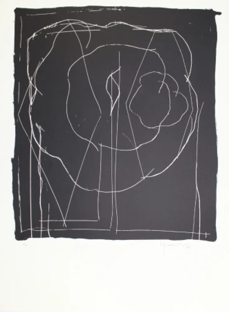 Литография Hernandez Pijuan - A.L. Barcelona-IV