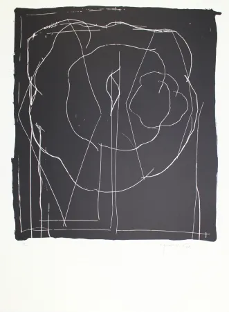 Литография Hernandez Pijuan - A.L. Barcelona-IV