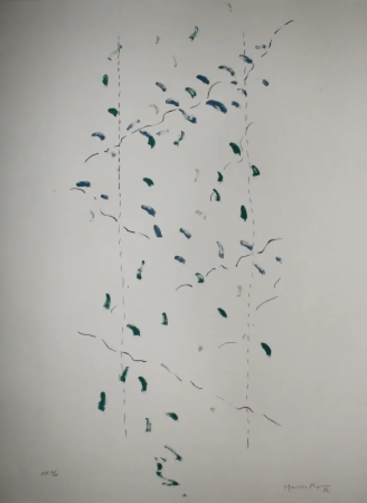 Литография Hernandez Pijuan - A.L. Osaka (avant-la-lettre Osaka)