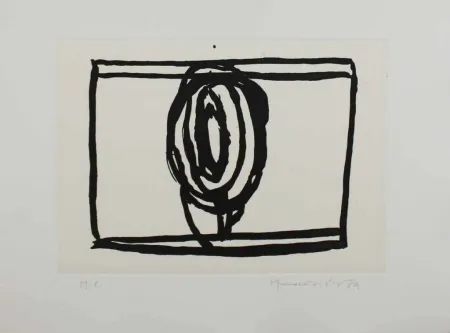 Акватинта Hernandez Pijuan - Arbres 2