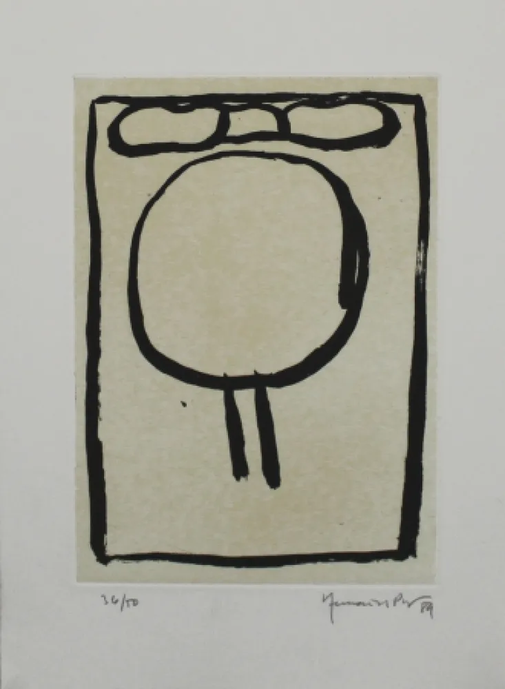 Акватинта Hernandez Pijuan - Arbres 4