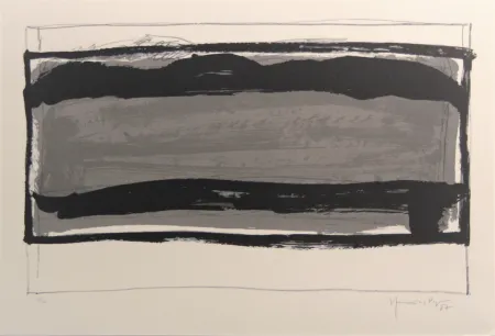 Литография Hernandez Pijuan - Carpeta 12 aniversari Galeria Joan Prats