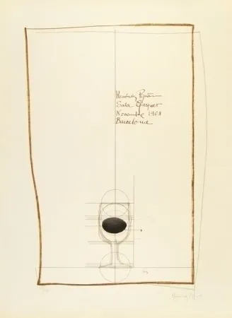 Литография Hernandez Pijuan - Cartel exposición Sala Gaspar