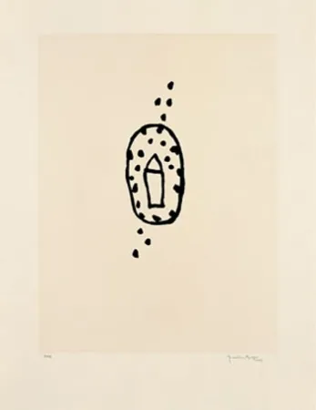 Акватинта Hernandez Pijuan - Casa amb jardí 2