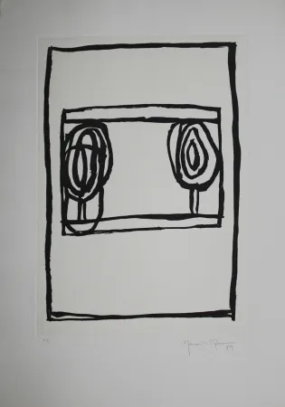 Акватинта Hernandez Pijuan - Dos arbres