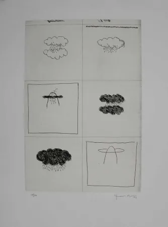 Гравюра Hernandez Pijuan - Esbós (