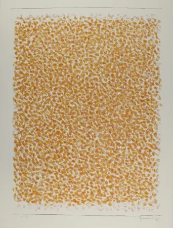 Литография Hernandez Pijuan - Exposición Galería Joan Prats