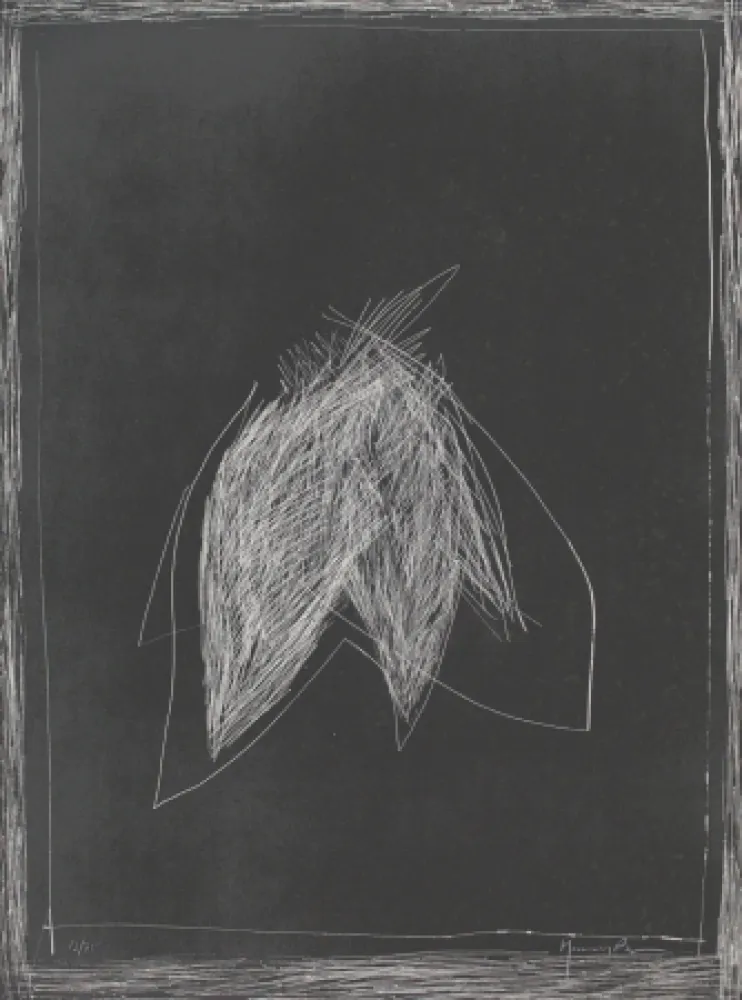 Литография Hernandez Pijuan - Fulles III