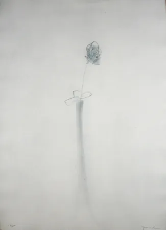 Гравюра Hernandez Pijuan - Gerro i flor