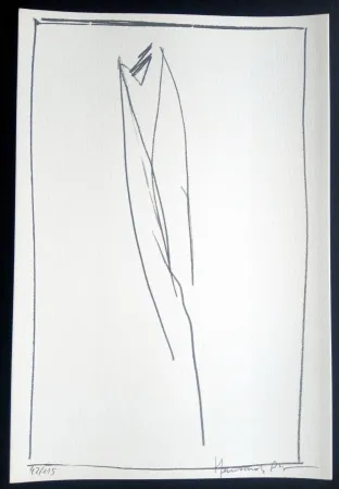 Сериграфия Hernandez Pijuan - Hojas Sueltas