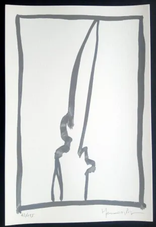 Сериграфия Hernandez Pijuan - Hojas Sueltas