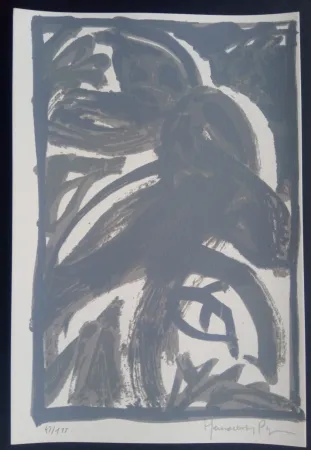 Сериграфия Hernandez Pijuan - Hojas Sueltas