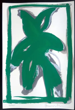 Сериграфия Hernandez Pijuan - Hojas Sueltas