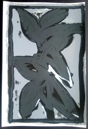 Сериграфия Hernandez Pijuan - Hojas Sueltas