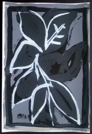 Сериграфия Hernandez Pijuan - Hojas Sueltas