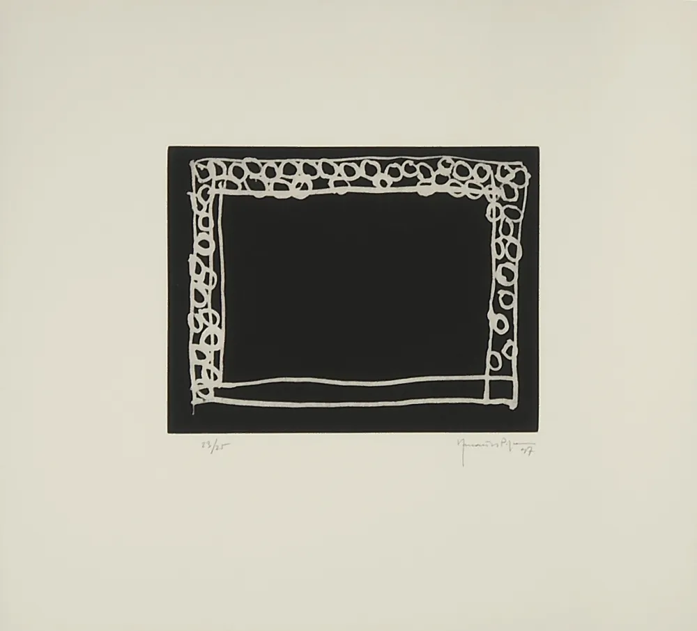 Гравюра Hernandez Pijuan - Jardín IV