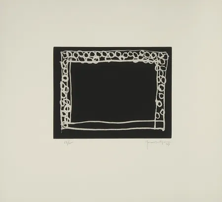 Гравюра Hernandez Pijuan - Jardín IV