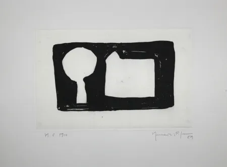 Акватинта Hernandez Pijuan - La morera i la casa