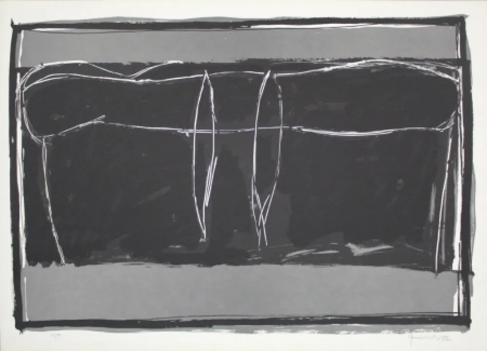 Литография Hernandez Pijuan - Landscape 3